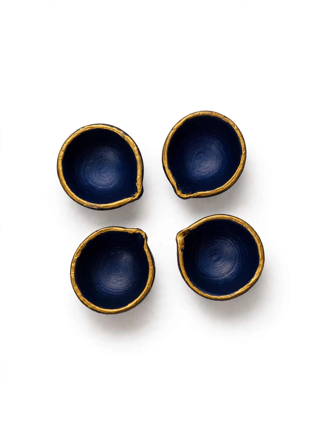 Handcrafted decorative pooja diya ( 6pcs) Rs.99