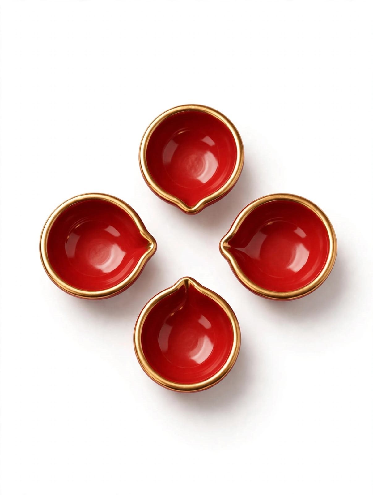 Handcrafted decorative pooja diya ( 6pcs) Rs.99