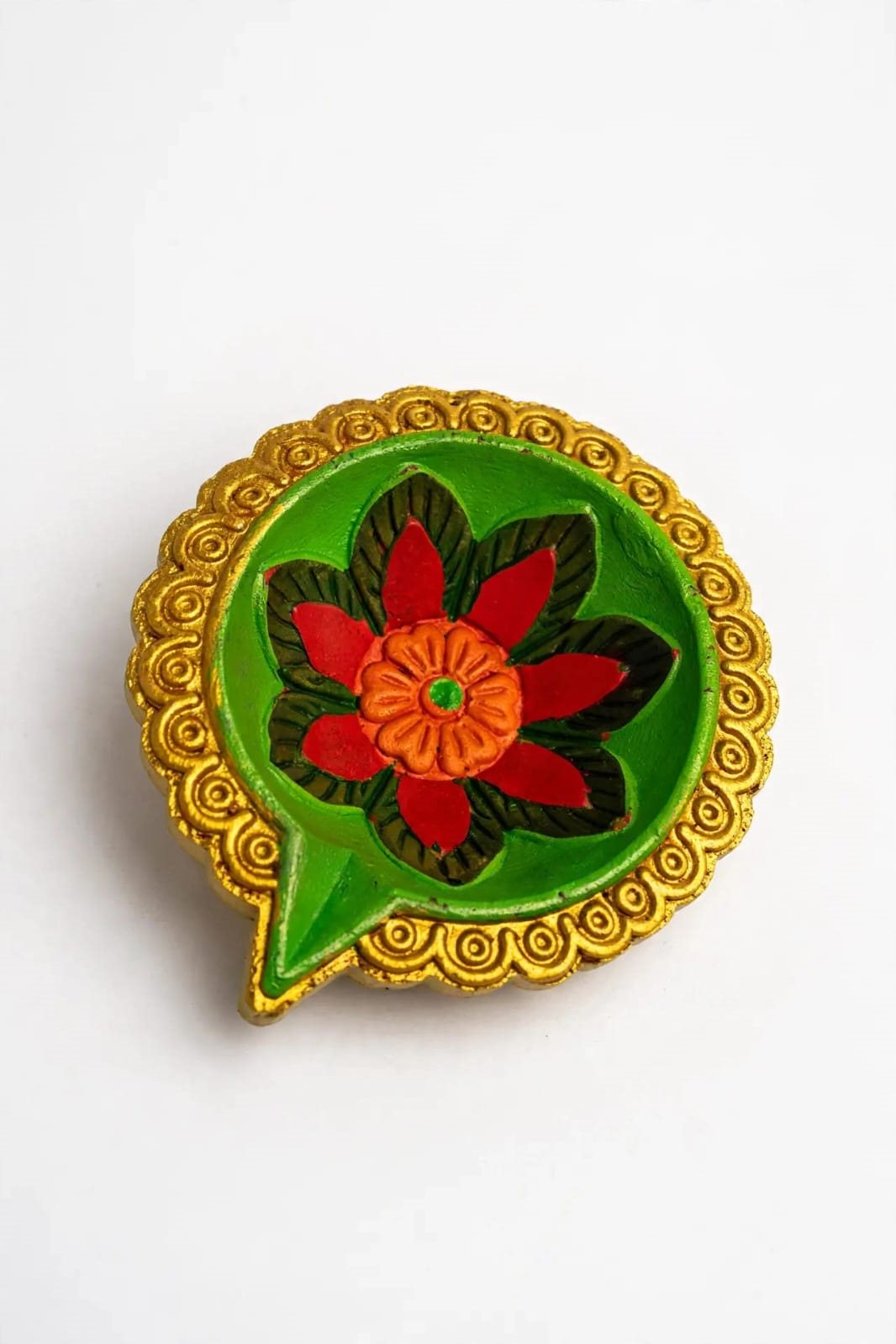 Handcrafted decorative pooja diya ( 6pcs) 99