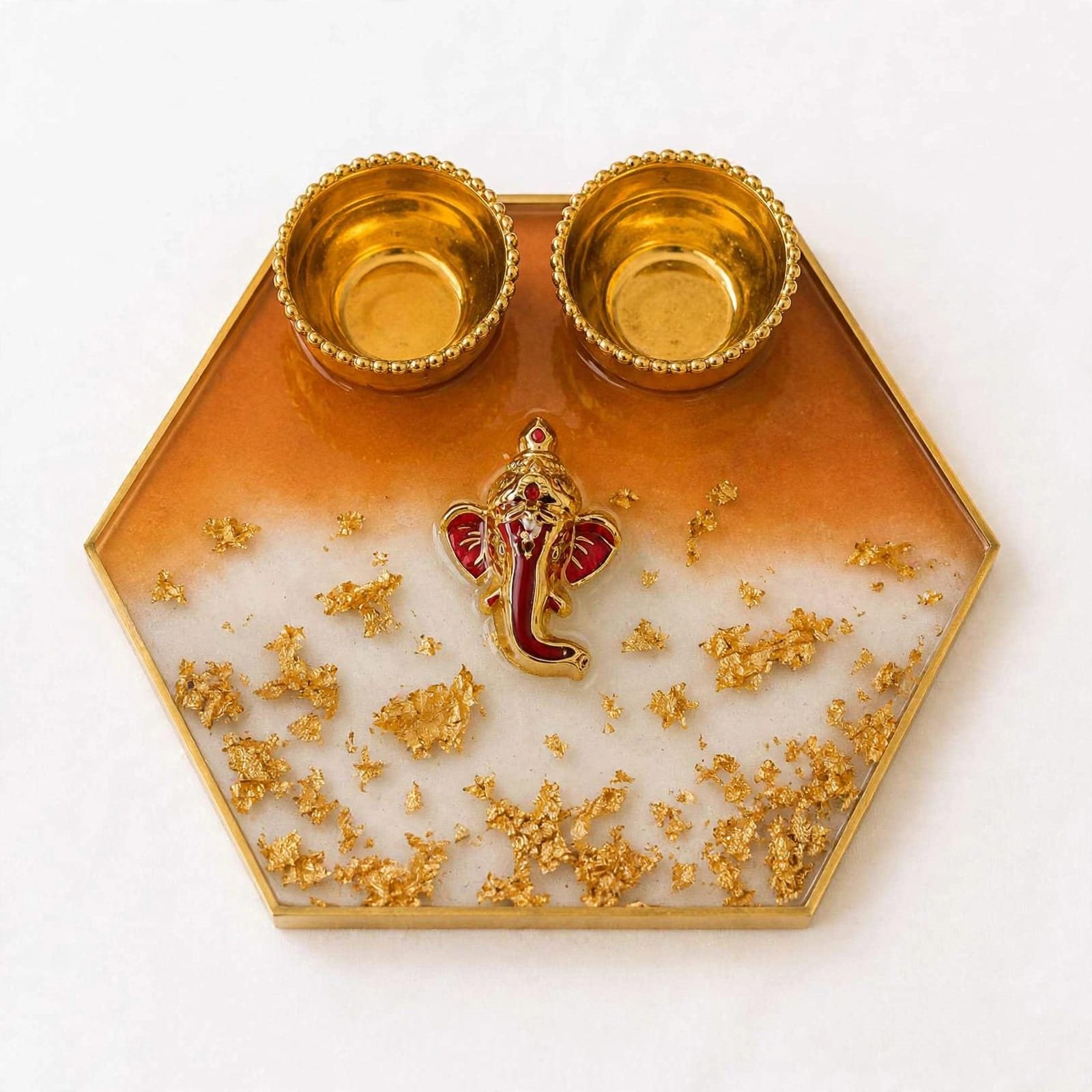 Resin Luxury Mini Pooja Thali Rs.399