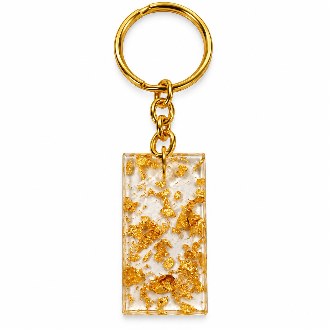 Handmade Resin Rectangle Keychain Rs.199