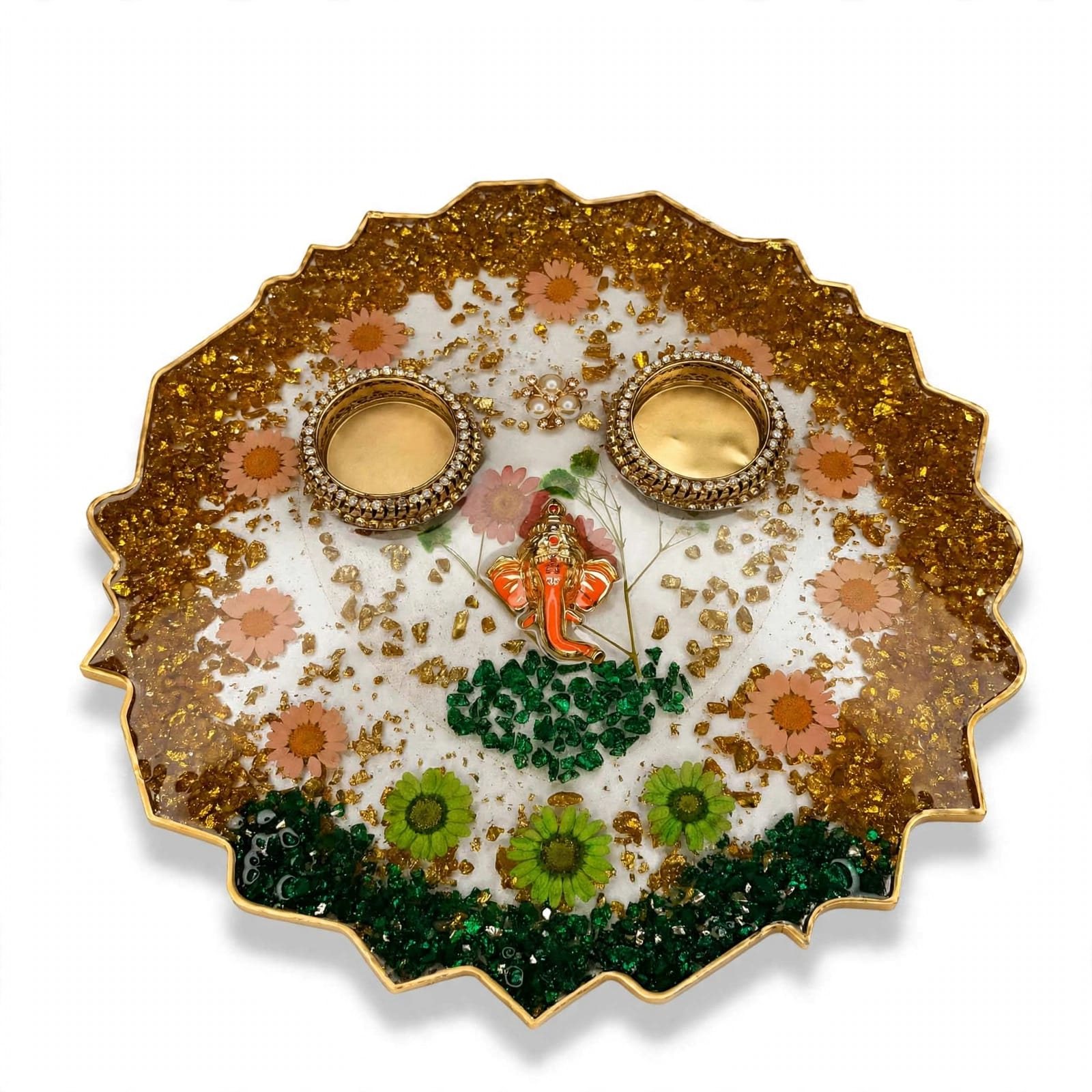 Resin Luxury Pooja Thali Rs.599