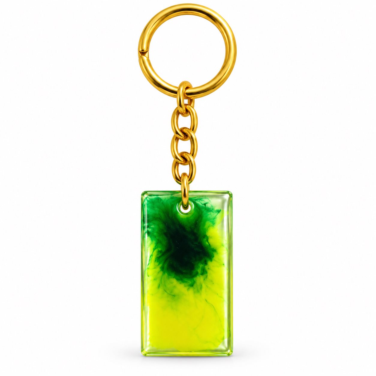 Handmade Resin Rectangle Keychain Rs.199