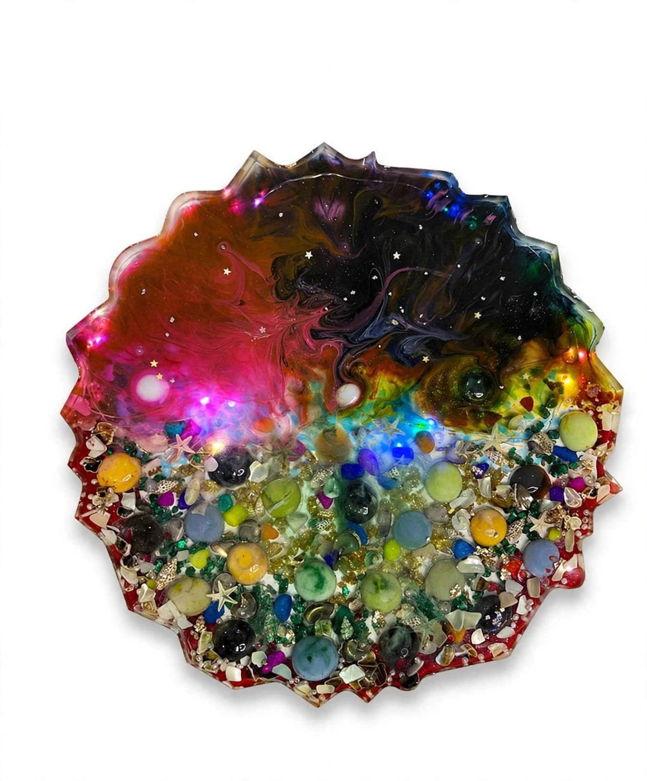 Galaxy Glow Resin Wall Art Rs.4199