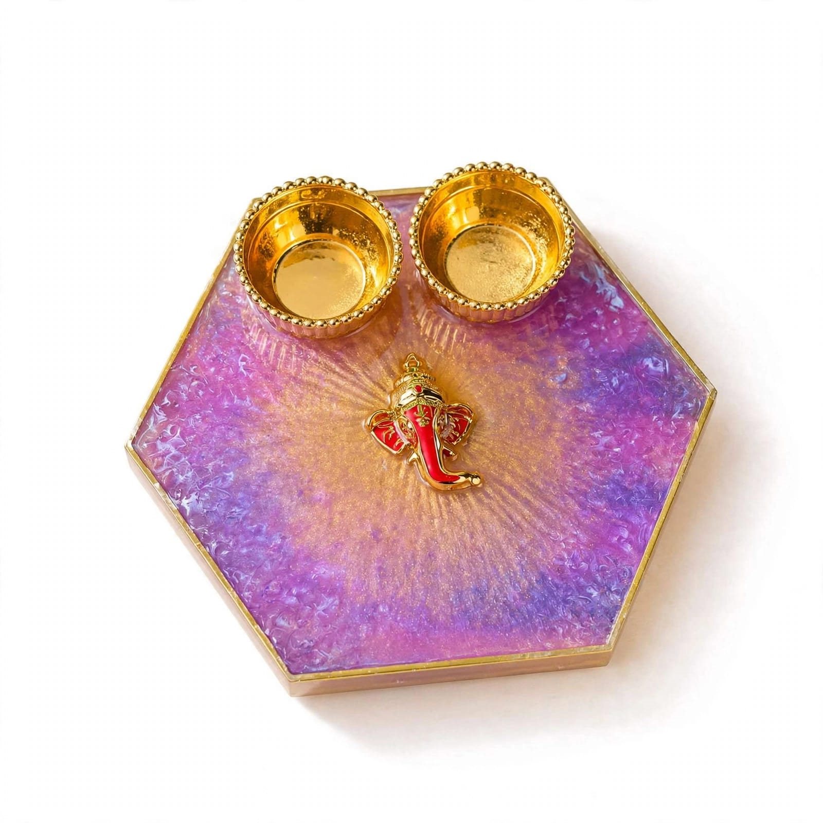 Resin Luxury Mini Pooja Thali Rs.399
