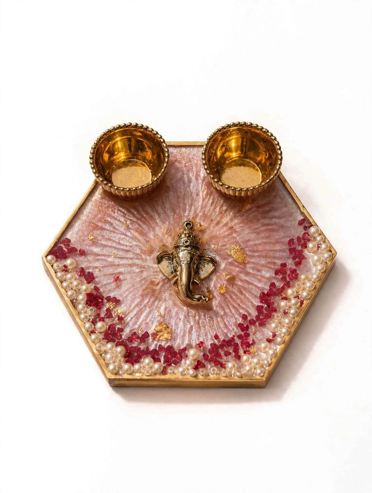 Resin Luxury Mini Pooja Thali Rs.399