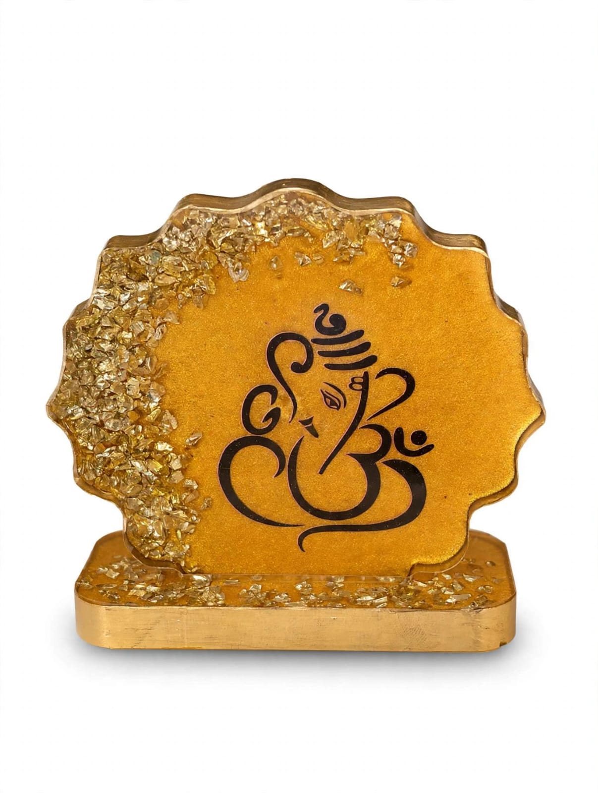 Lord Ganesh & Peacock Feather Resin Stand Rs.399