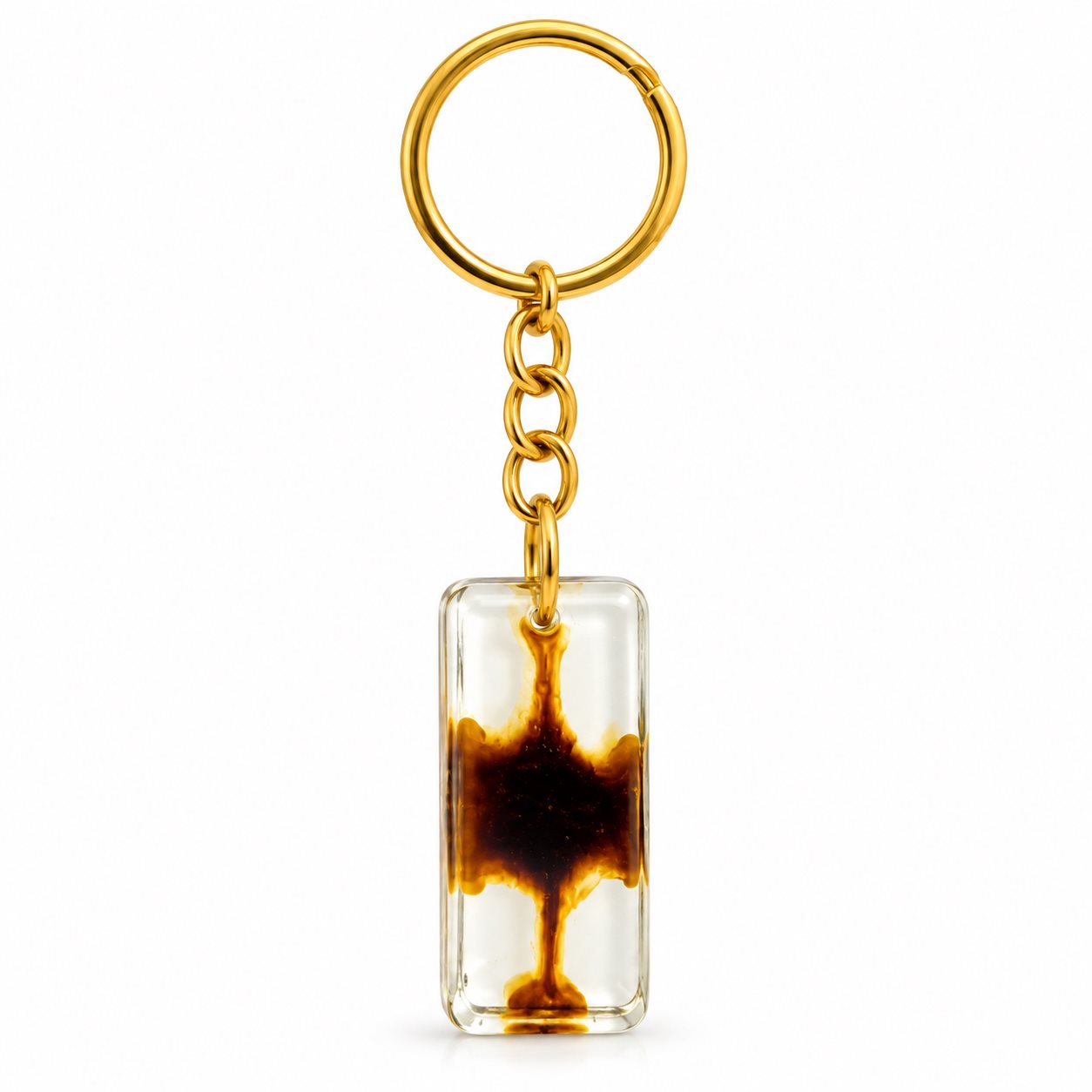 Handmade Resin Rectangle Keychain Rs.199
