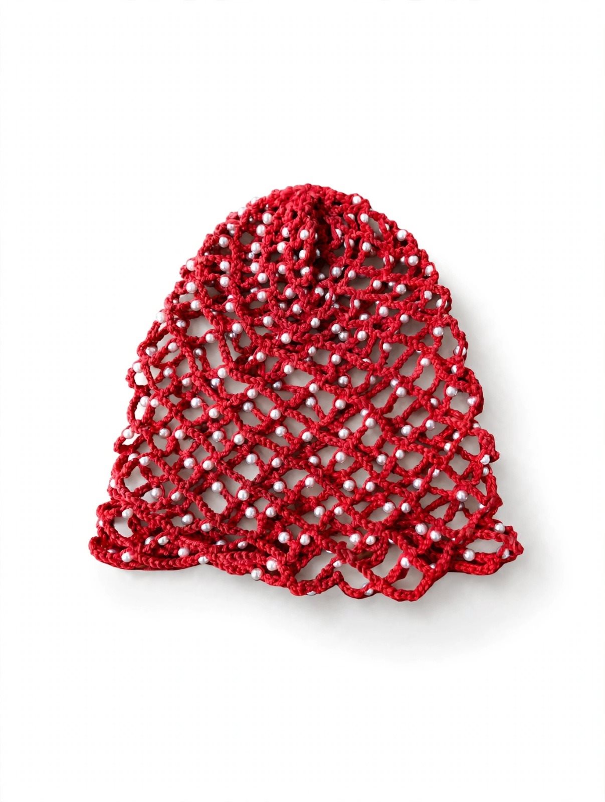Handmade Crochet Pearl Hair Net Rs.299