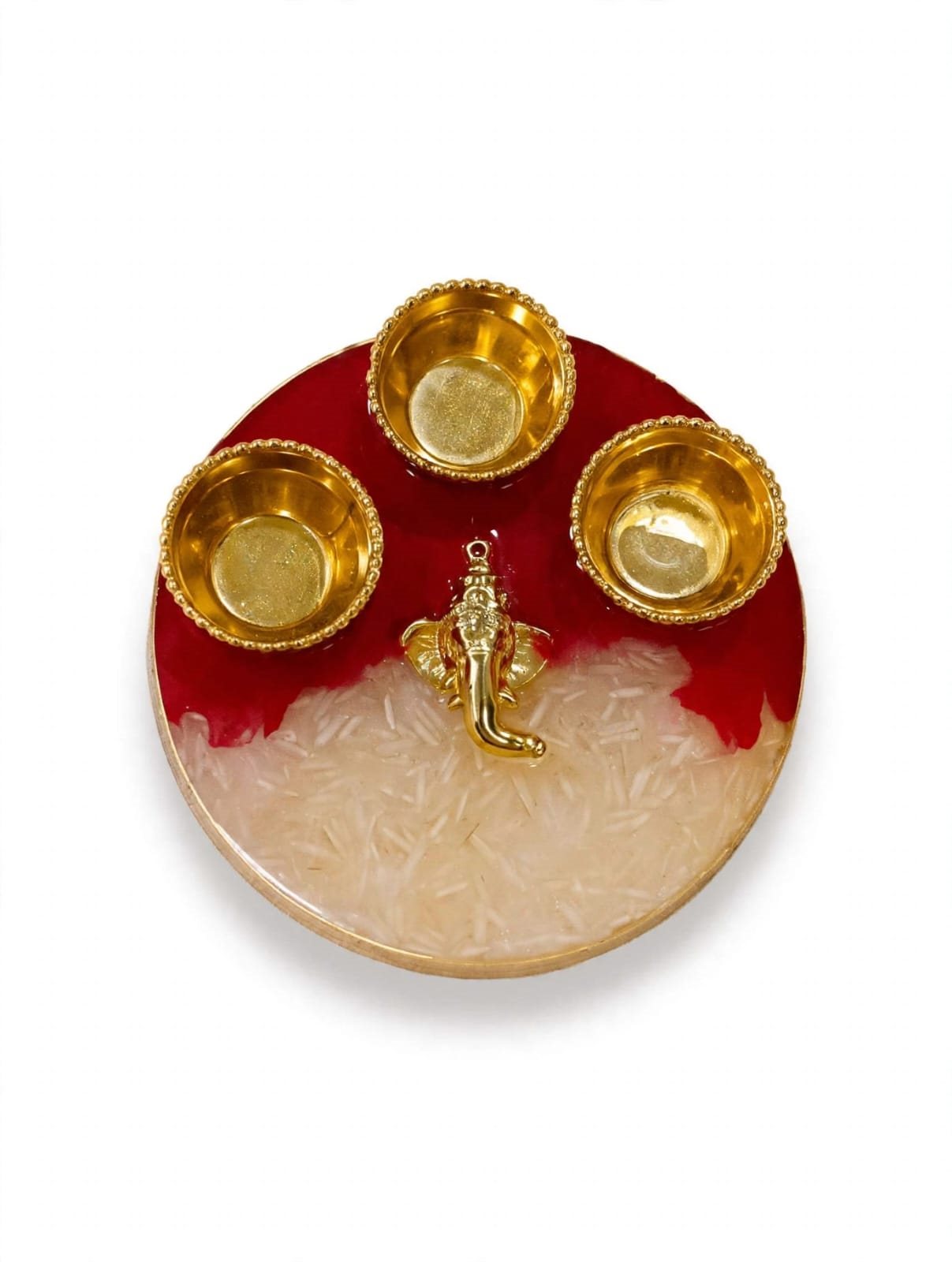 Resin Luxury Mini Pooja Thali Rs.399