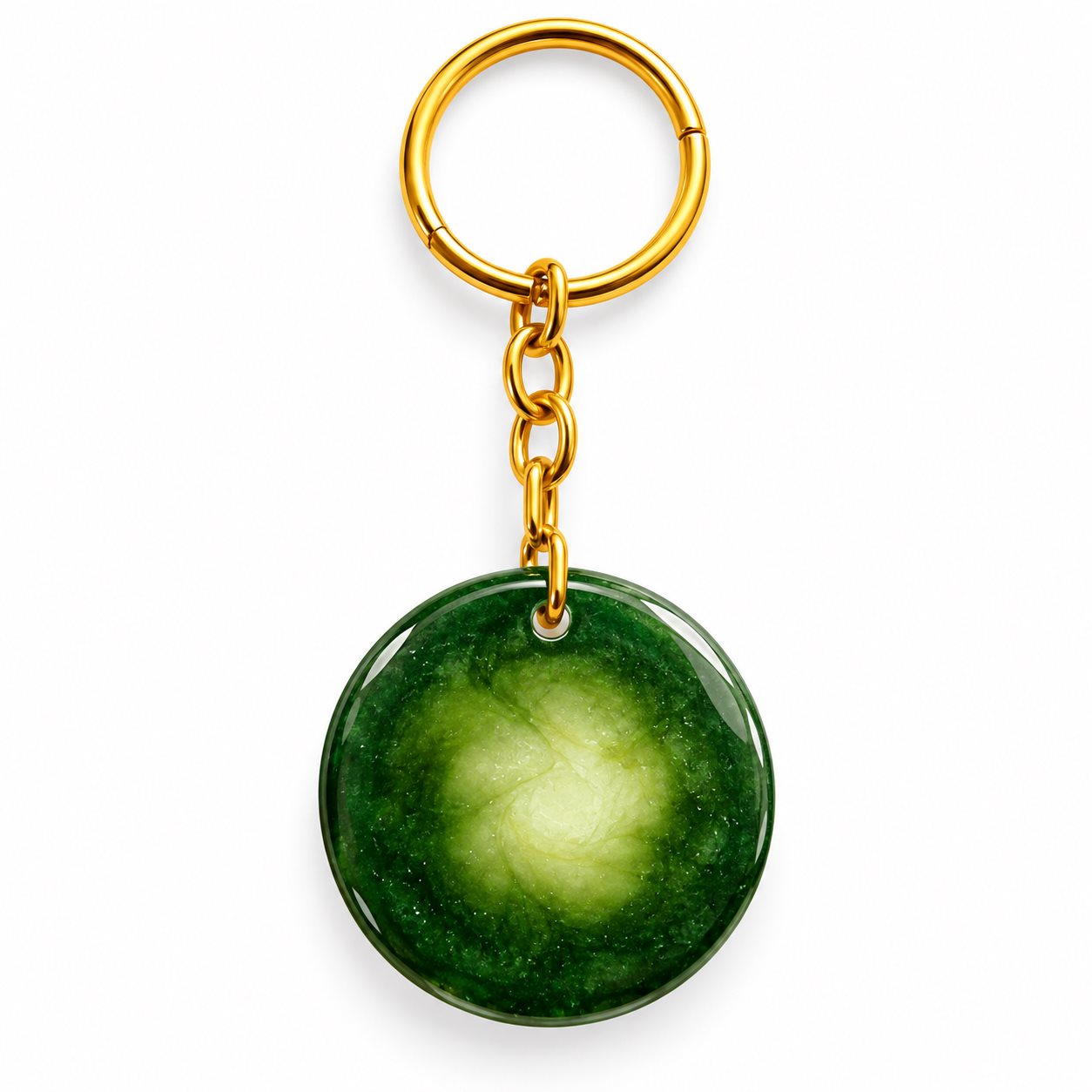 Handmade Round Resin keychain Rs.199