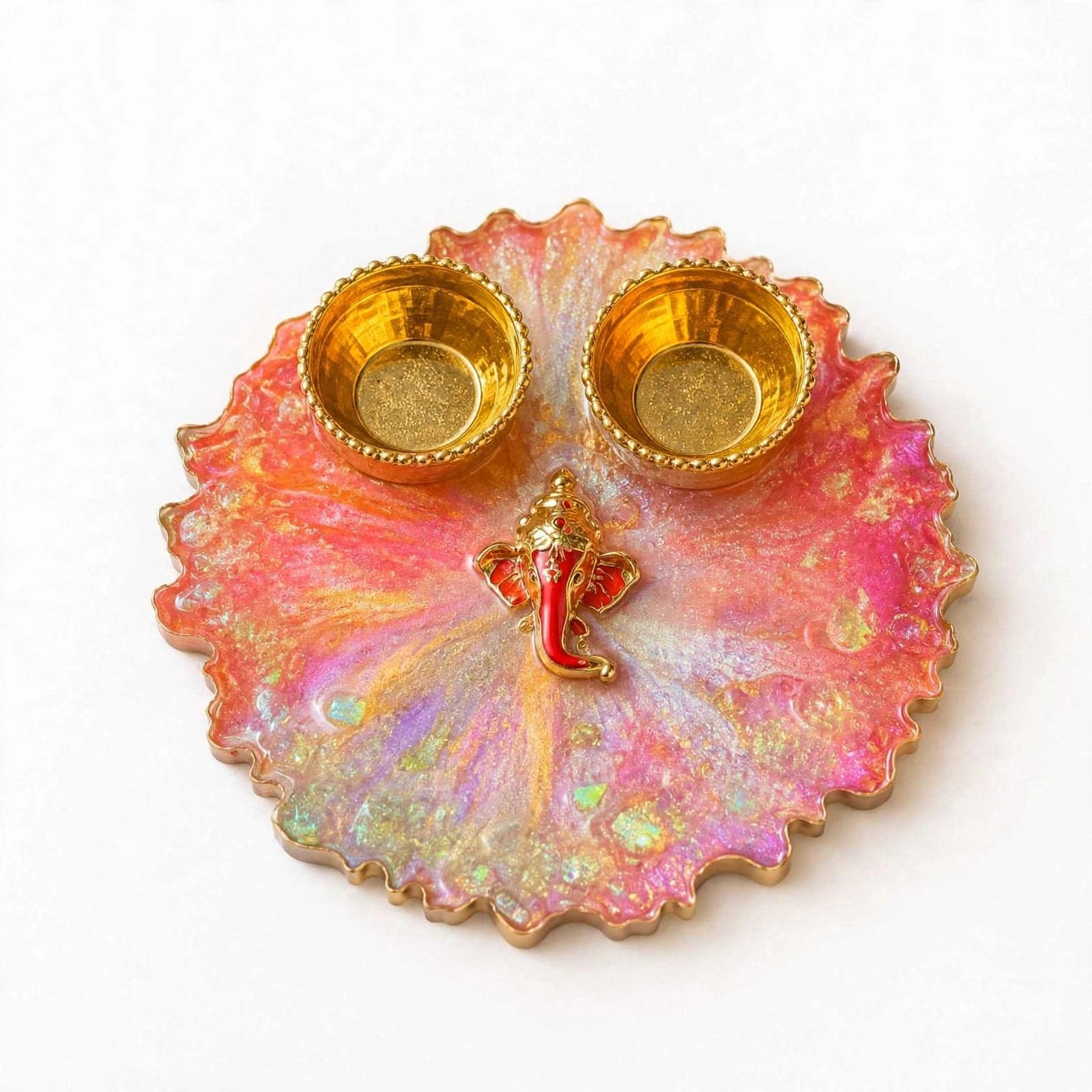 Resin Luxury Mini Pooja Thali Rs.399