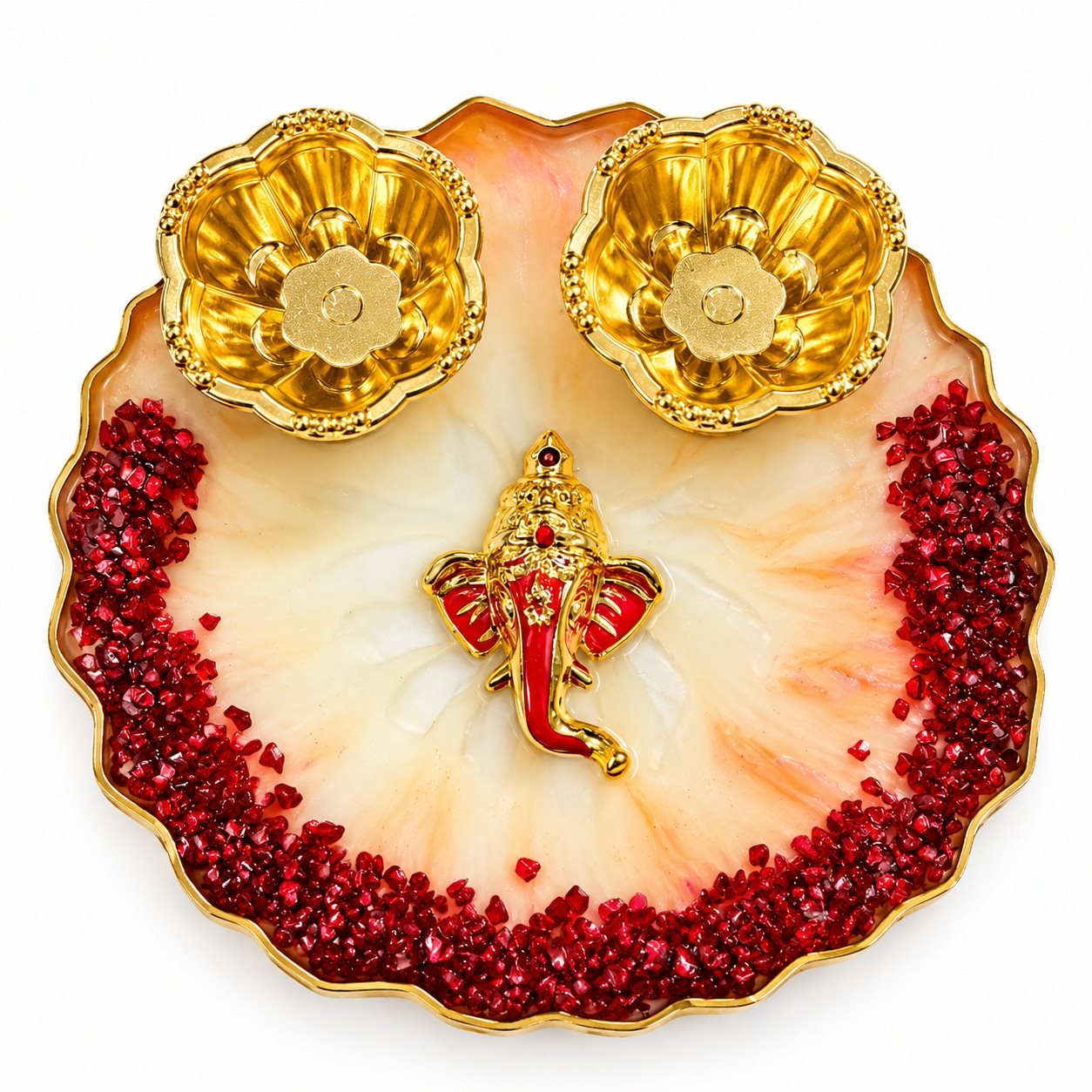 Resin Mini Pooja Thali Rs.299