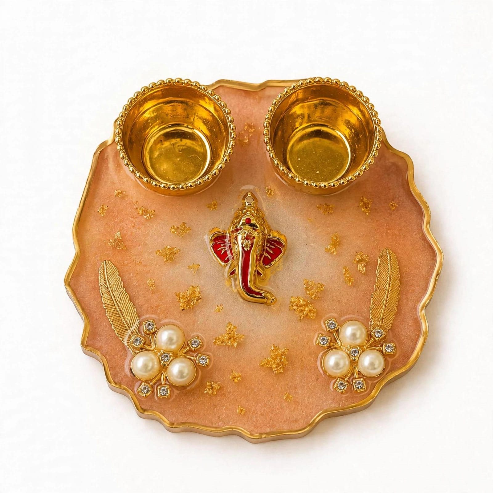Resin Luxury Mini Pooja Thali Rs.399