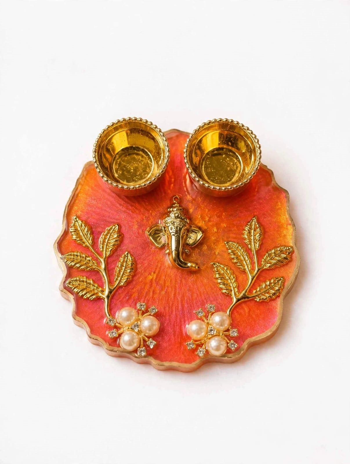 Resin Luxury Mini Pooja Thali Rs.399