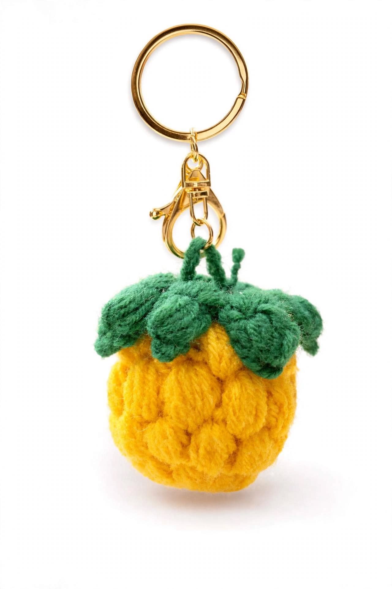 Handmade Crochet Pineapple Keychain Rs.399
