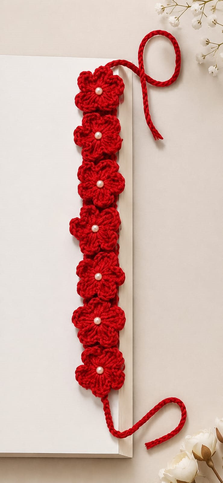🌸 Handmade Crochet Floral Headband 🌸