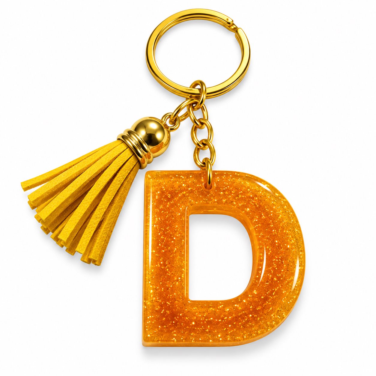 Luxury Handmade Resin Alphabet Keychain Rs.199