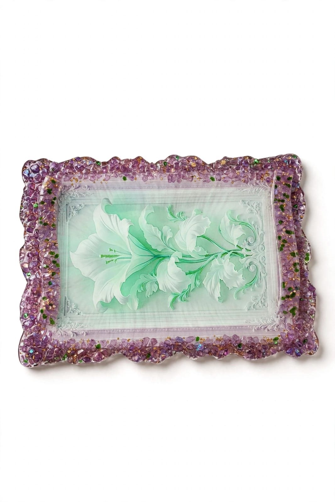 Luxury Handmade Resin Tray Rs.999