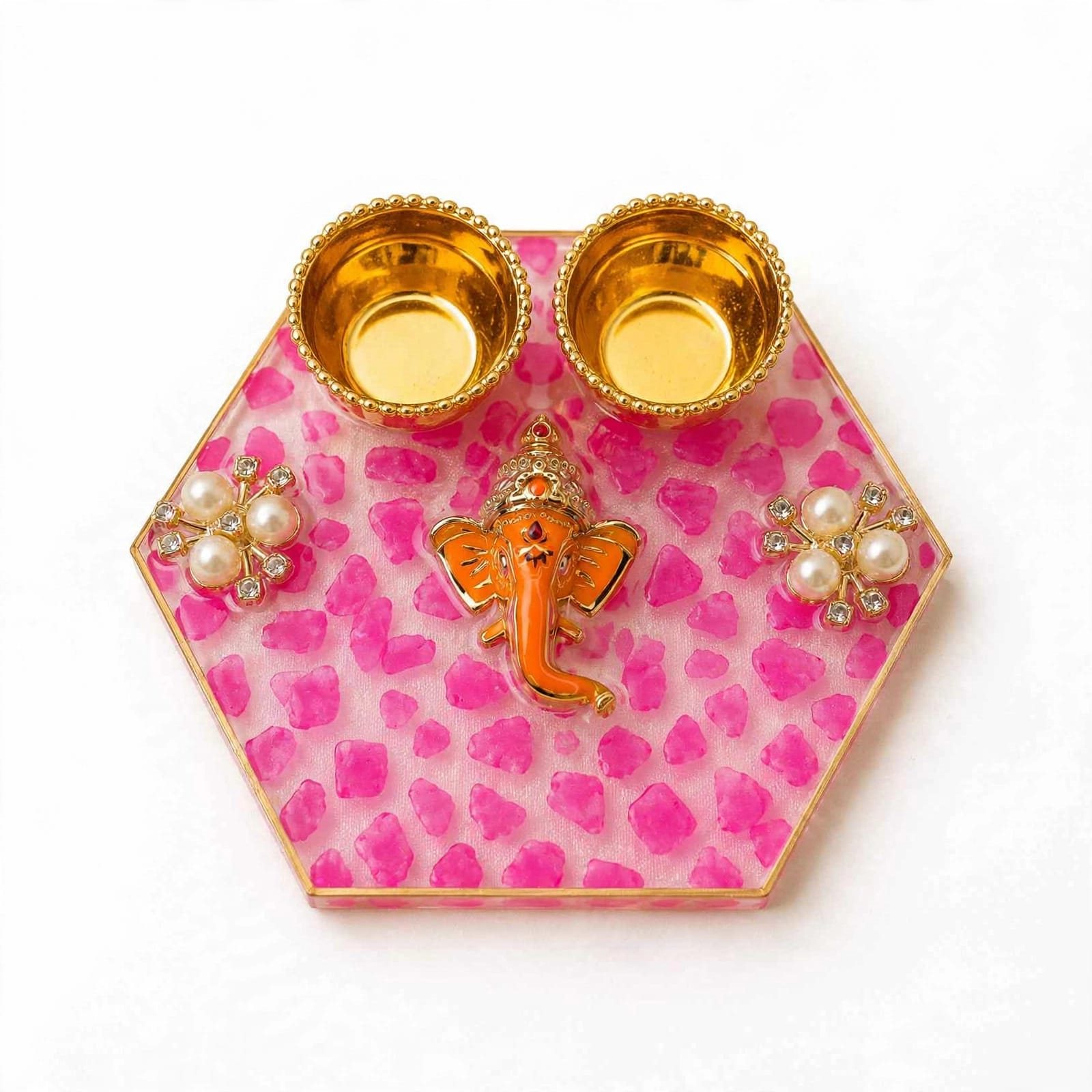 Resin Luxury Mini Pooja Thali Rs.399