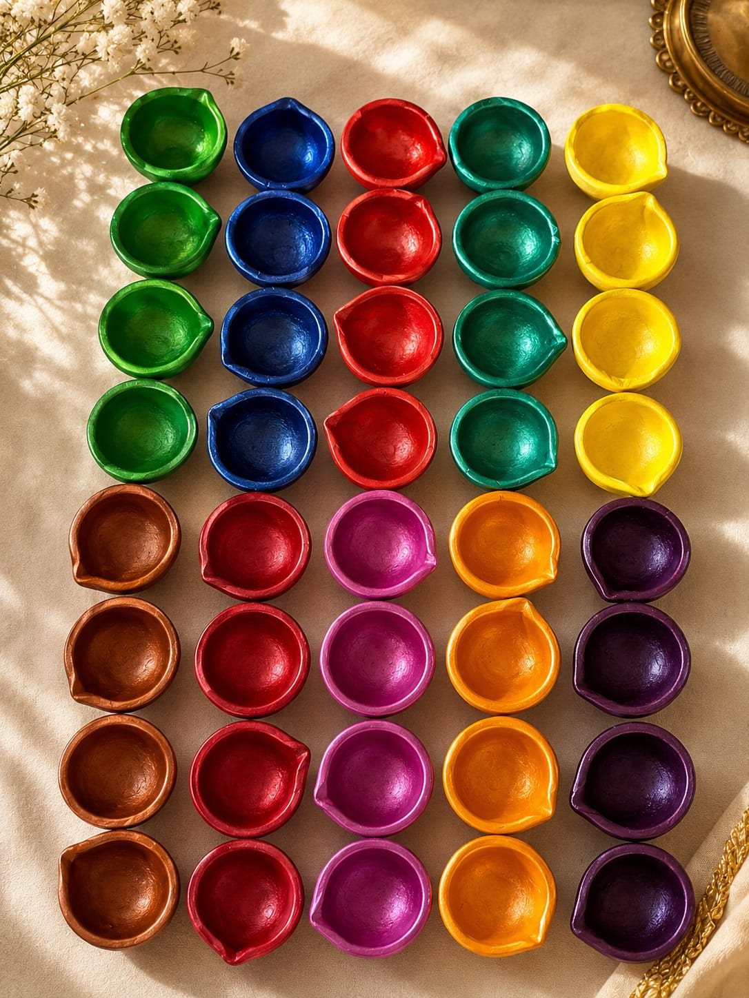 Premium Painted Diyas