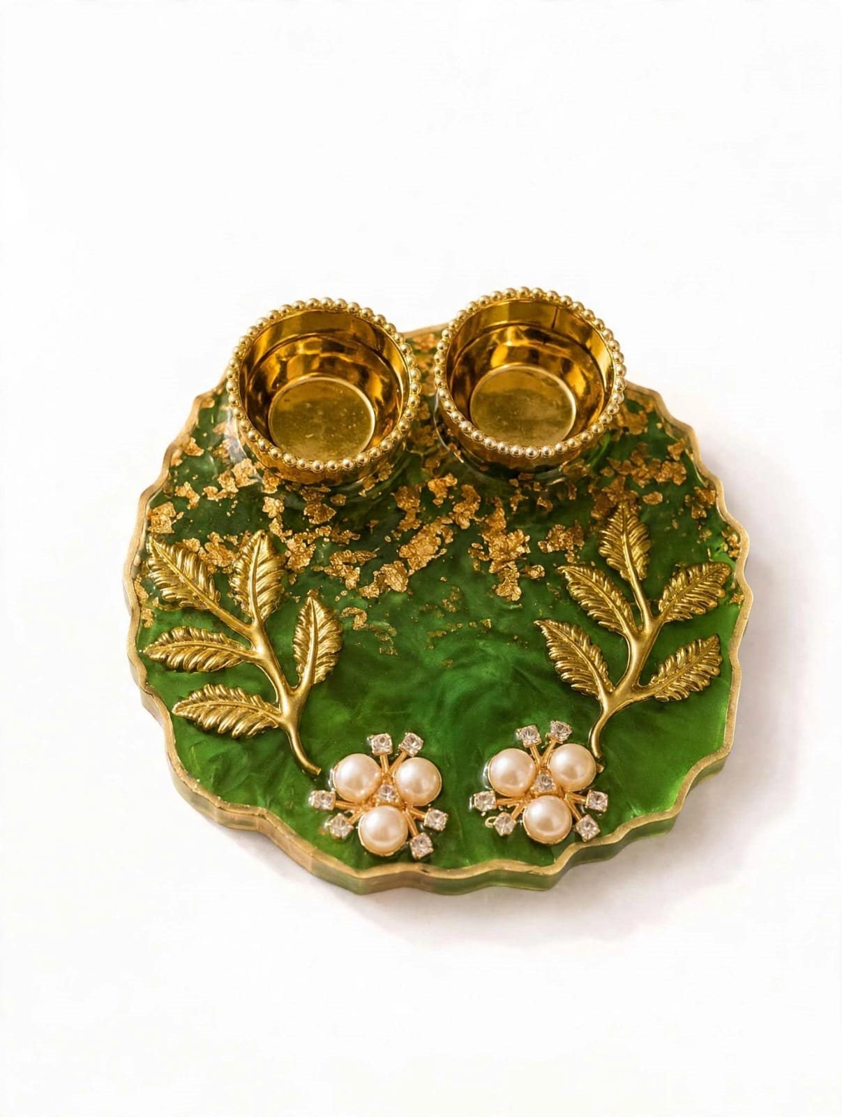 Resin Luxury Mini Pooja Thali Rs.399